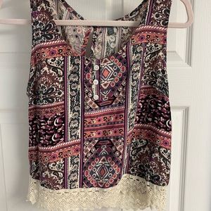 Charlotte Russe Boho Tank Top